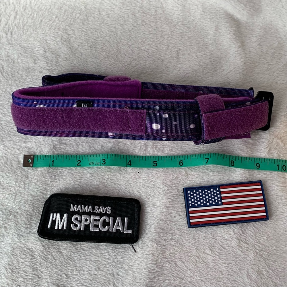 Dog Collar With Velcro tags